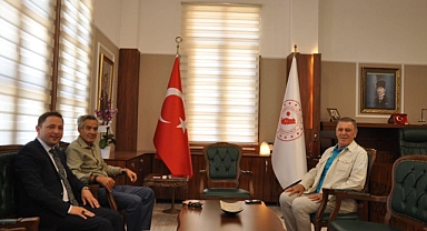 Kaymakam Kayabaşı ziyaretçilerini ağırladı