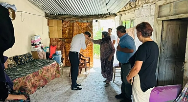 Kaymakam Salih Sak'tan hane ziyaretleri