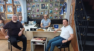 Kaymakamı Kayabaşı'ndan Biga Romanlar Derneği'ne ziyaret