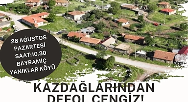 "Kazdağlarını Cengiz'e teslim etmeyeceğiz"