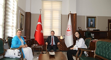 Meltem Dikici'den Kaymakam Kayabaşı'na ziyaret