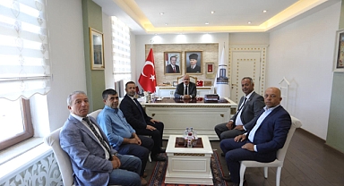 Muhtarlar Derneği'nden Vali Ömer Toraman'a ziyaret