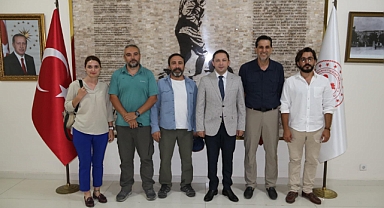 Parion Kazı ekibinden Kaymakam Kayabaşı'ya ziyaret