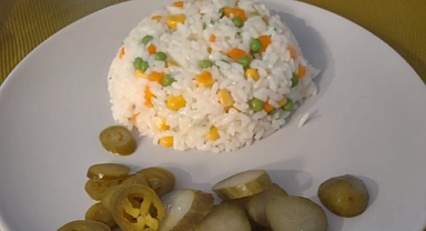 Sebzeli pilav tarifi