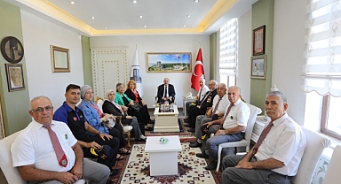 Vali Toraman, Türkiye Harp Malulü Gaziler, Şehit, Dul ve Yetimleri Derneğini ağırladı