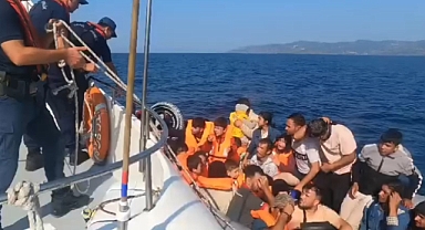Yine Ayvacık açıkları yine düzensiz göçmen