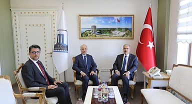YÖK Başkanı Özvar'dan Vali Toraman'a ziyaret