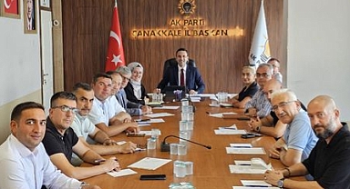 AK Parti Çanakkale İl Başkanlığı, 81 İl Başkanları toplantısını videokonferans ile gerçekleştirdi