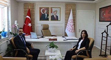 Ali Ünde’den Müdür Hayta’ya ziyaret