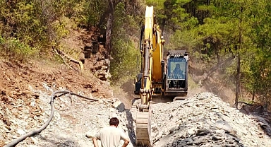 Aşağıokçular Köyü'nde içme suyu isale hattı tamamlandı