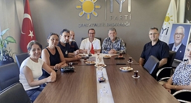 Başkan Ertuğrul'dan, İYİ Parti Çanakkale İl Başkanlığı'na ziyaret