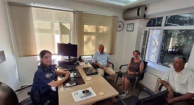 Başkan Göztepe’den İlçe Emniyet Amirine ziyaret