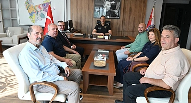 Biga Belediye Başkanı Alper Şen’den İlçe Emniyet Müdürü Emre Bolat’a ziyaret