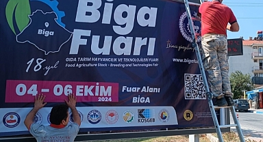 Biga Fuarı için hazırlıklar tam gaz devam!