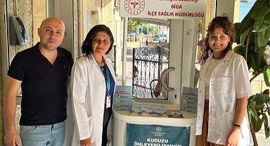 Biga İlçe Sağlık Müdürlüğü’nden kuduz farkındalığı
