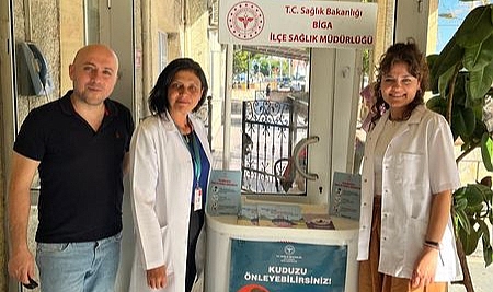 Biga İlçe Sağlık Müdürlüğü’nden kuduz farkındalığı