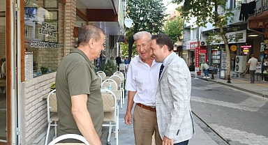 Biga Kaymakamı Ercan Kayabaşı'ndan esnaf ziyareti
