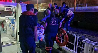 Bozcaada’da tıbbi tahliye