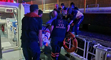 Bozcaada’da tıbbi tahliye