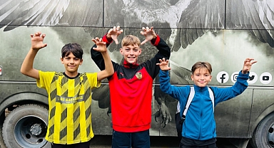 Çan 23 Eylül Ortaokulu S.K’nın minik futbolcuları Beşiktaş’ın gözleminde