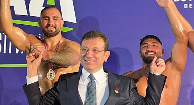 Çan Belediyesi Güreşçisi Feyzullah Aktürk, İstanbul’da Başpehlivan oldu