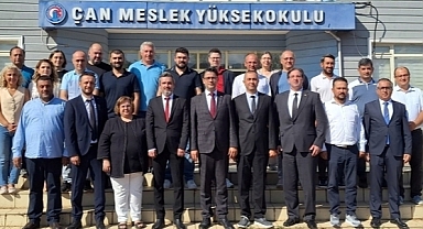 Çan MYO’da devir teslim töreni
