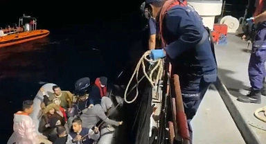 Çanakkale açıklarında düzensiz göçmen operasyonu