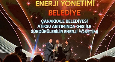 Çanakkale Belediyesi GES Projesi ile Sürdürülebilir İş Ödülü kazandı