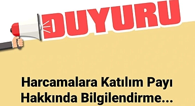 Çanakkale Belediyesi’nden harcamalara katılım payı hakkında bilgilendirme