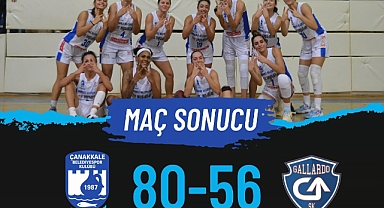 Çanakkale Belediyespor sevindirdi!