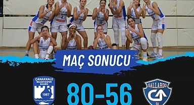 Çanakkale Belediyespor sevindirdi!