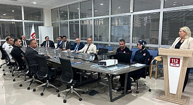 Çanakkale'de 112 Acil Çağrı Hizmetleri İl Koordinasyon toplantısı