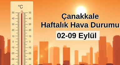 Çanakkale'de haftalık hava durumu