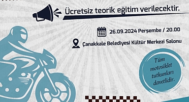 Çanakkale'de Motosiklet Çalıştayı