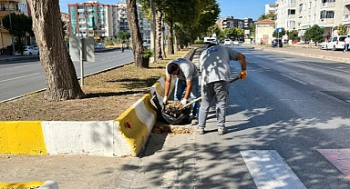 Çanakkale'de su baskınlarına karşı ızgara temizliği