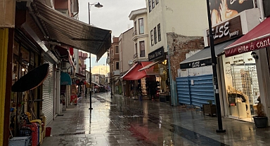 Çanakkale'de yağmur yüzünü gösterdi