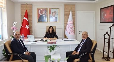 Çanakkale Gümrük Müdürü ve İl Ticaret Müdürü'nden Mine Hayta'ya ziyaret