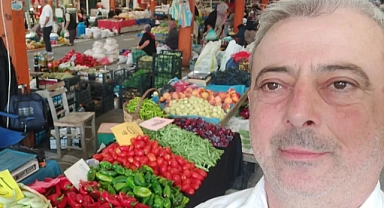 CHP İl Genel Meclisi Üyesi Sadık Göğüsgeren Bayramiç Pazarını gezdi