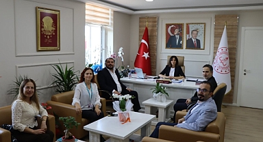 ÇOMÜ Hastanesi Başmüdürü'nden Müdür Hayta’ya ziyaret