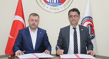 ÇOMÜ Hastanesi ile Ezine Belediyesi arasında iş birliği