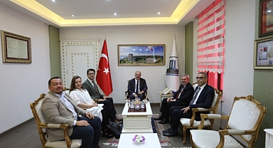 ÇOMÜ ve Ankara Üniversitesi Heyeti’nden Çanakkale Valisi'ne ziyaret