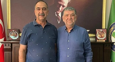 İl Genel Meclis Başkanı Halil Ertuğrul Ziraat Odası Başkanı Ufuk Ünver’i ziyaret etti