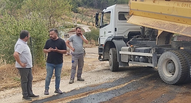İl Genel Meclis Başkanvekili Ramazan Mesut Özyurt’tan yol yapım çalışmalarını inceledi