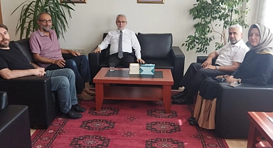 İl Müftüsünden ÇOMÜ İlahiyat Fakültesi dekanına ziyaret