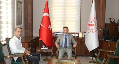 Kaymakam Ercan Kayabaşı'na ziyaret
