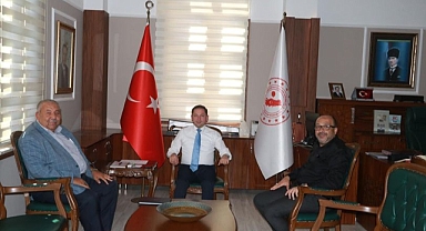Kaymakam Ercan Kayabaşı, Roman Dernekleri başkanlarını ağırladı