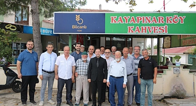 Kaymakam Ercan Kayabaşı'ndan Kayapınar Köyü'ne ziyaret