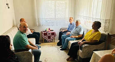 Kaymakam Sak'tan anlamlı ziyaretler