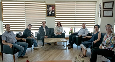 Kepez Belediye Başkanı Brol Arslan, Cihat Aşkın ve Roberto Issoğlio’yu ağırladı