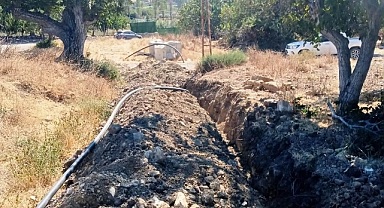 Kızılkeçili Köyü'ne yeni içme suyu terfi hattı tamamlandı